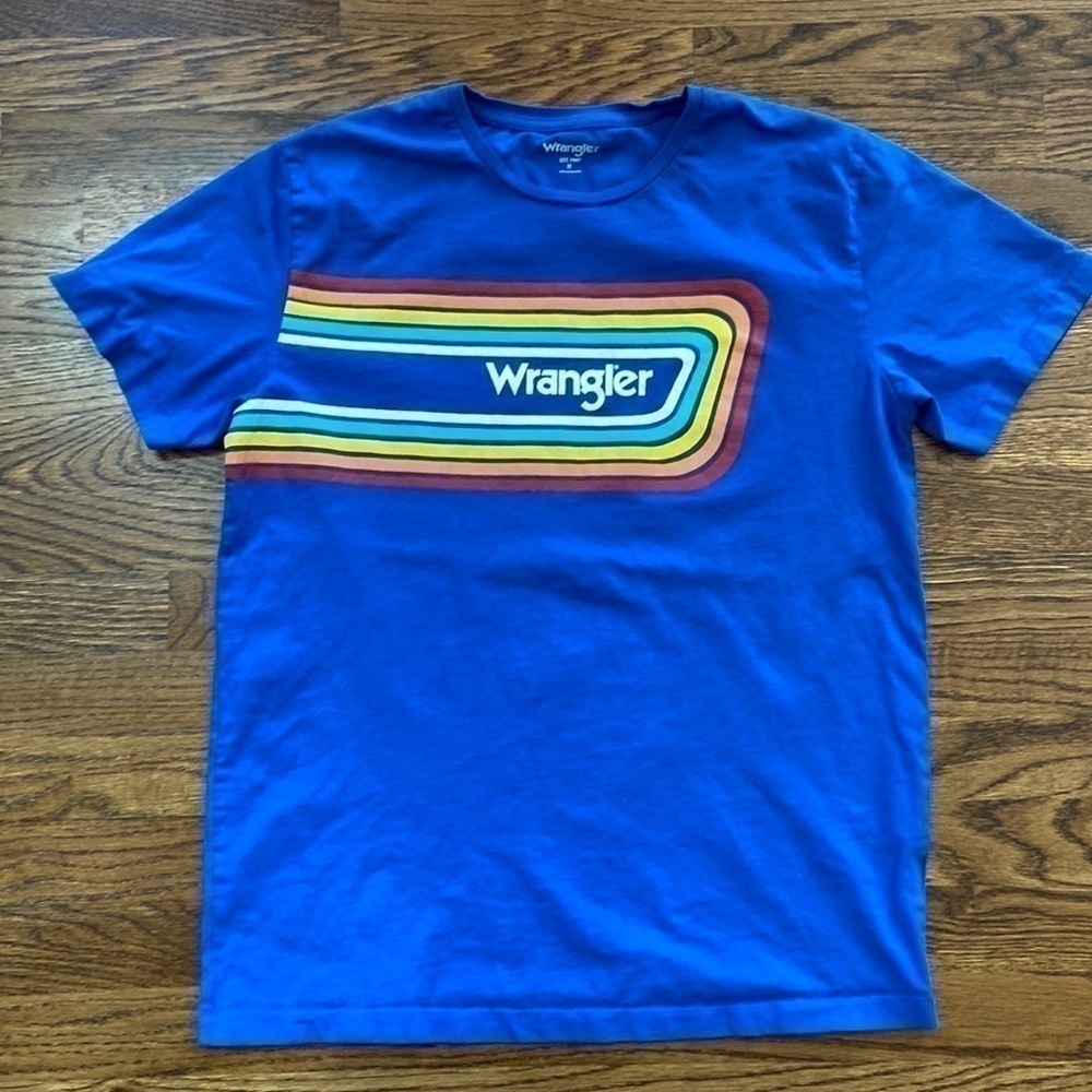 MEN’S Wrangler Graphic Tshirt - Medium - Picture 2 of 9